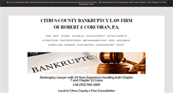 Desktop Screenshot of corcoranlawfirm.org